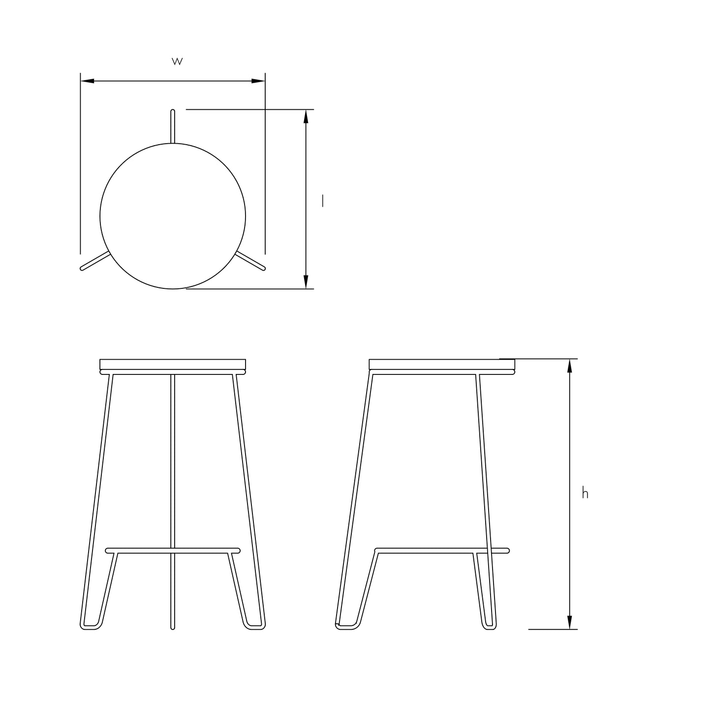 Halo Kitchen Stool