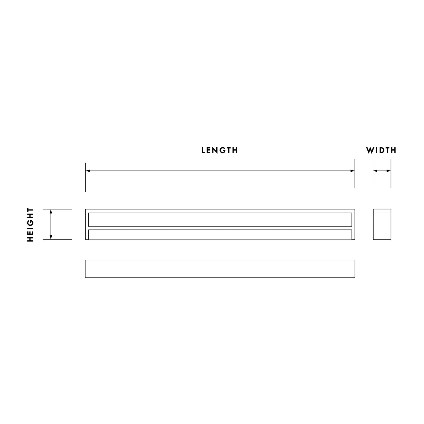 Double Towel Rail