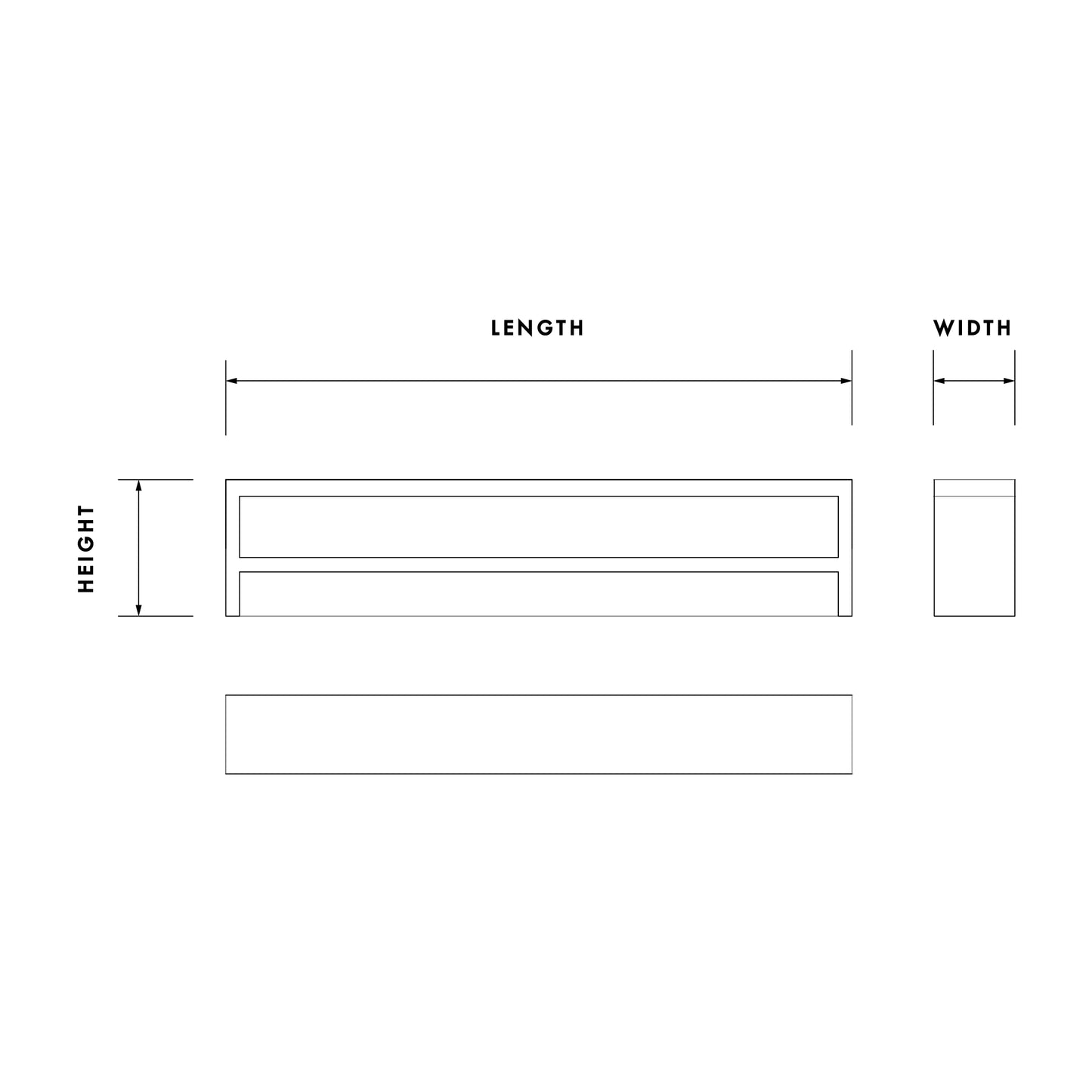 Single Towel Rail